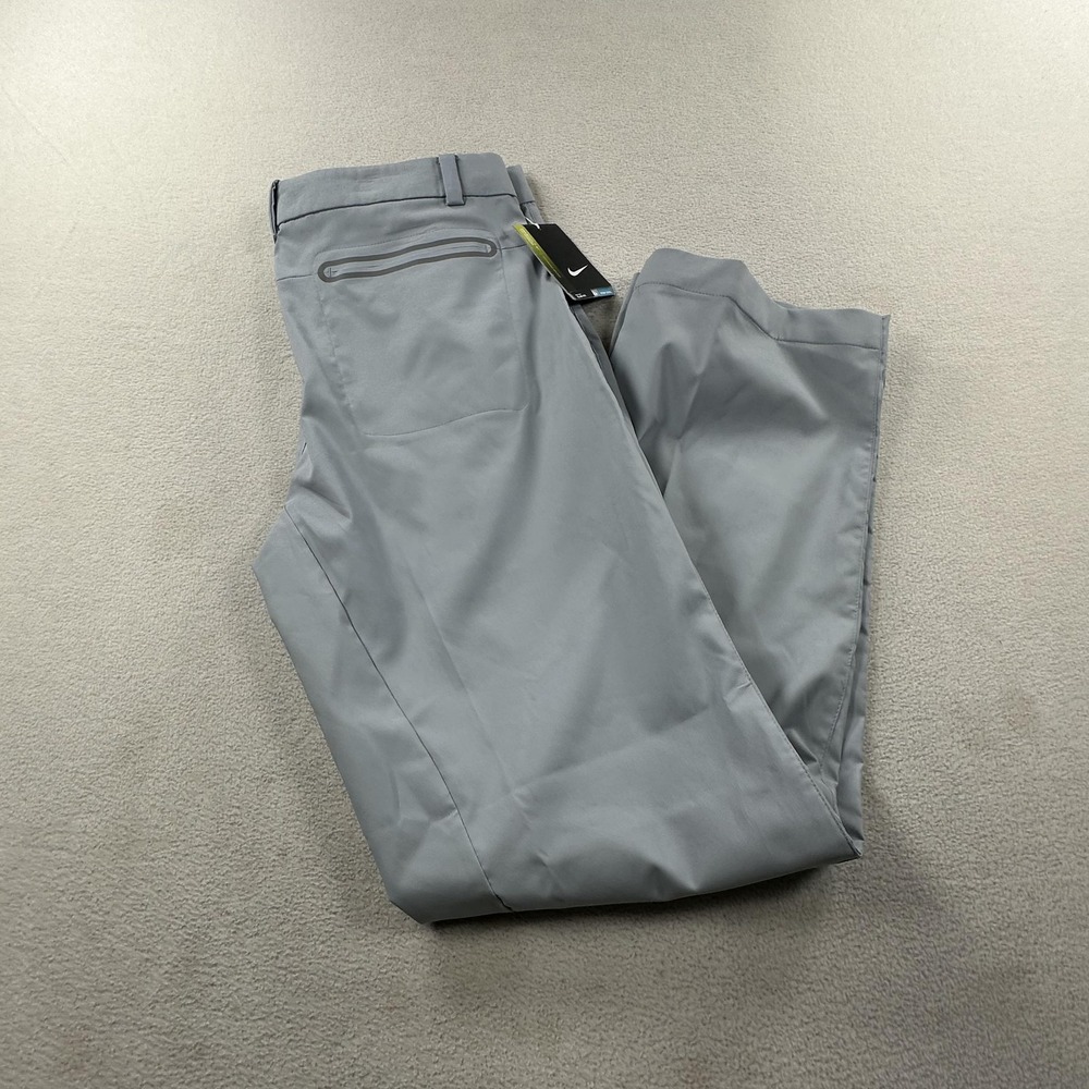 Nike Golf Pants Mens 34 Gray Tour Performance Dri-FIT Stretch Golf 509737